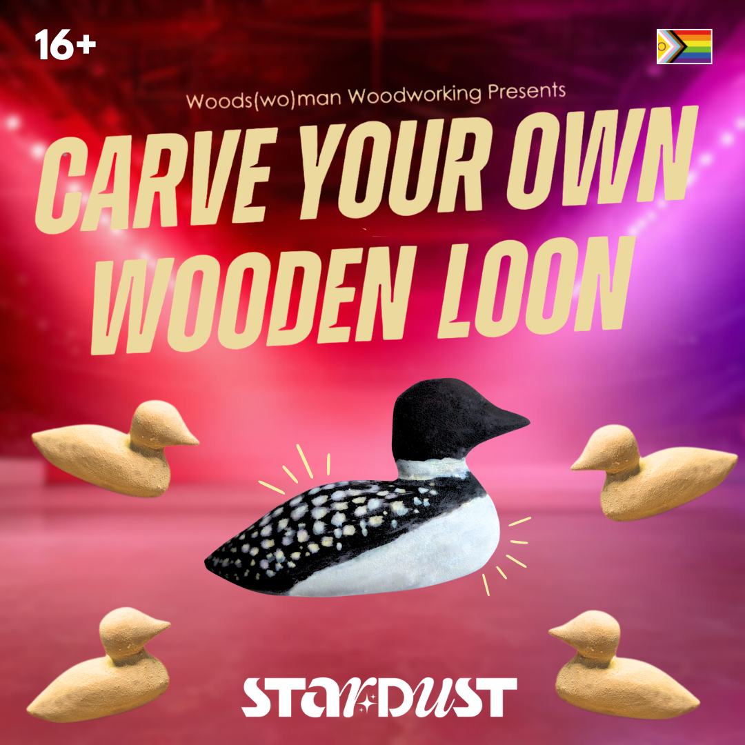 Carve Your Own Wooden Loon at Stardust