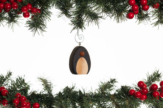 Penguin Wooden Ornament