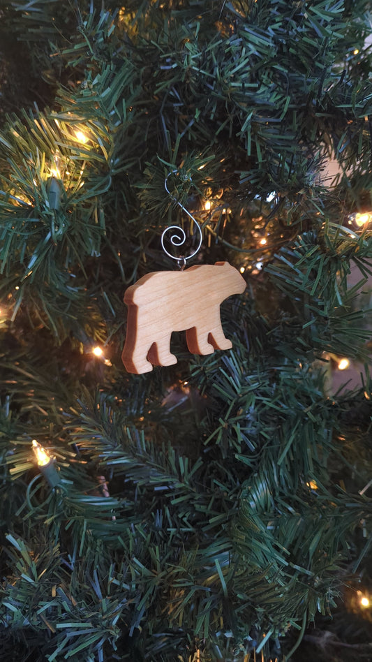 Bear Wooden Ornaments