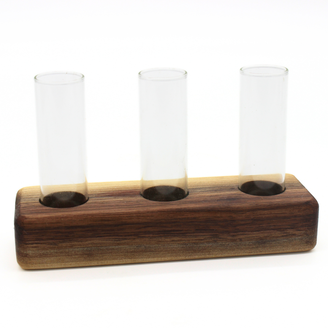 Propagation Station with Wooden Vial Holder