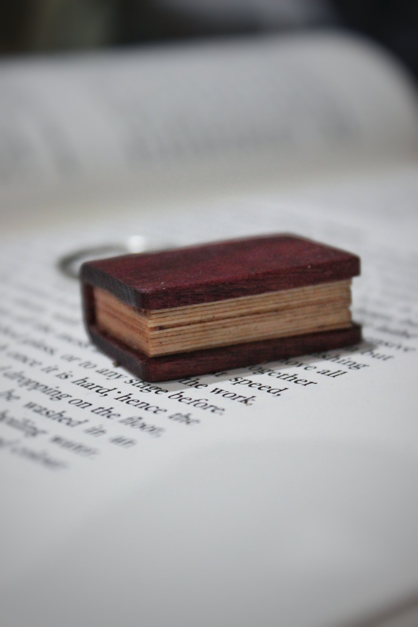 Mini Book Keychain