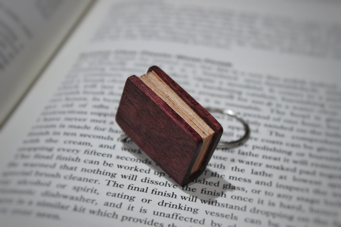 Mini Book Keychain