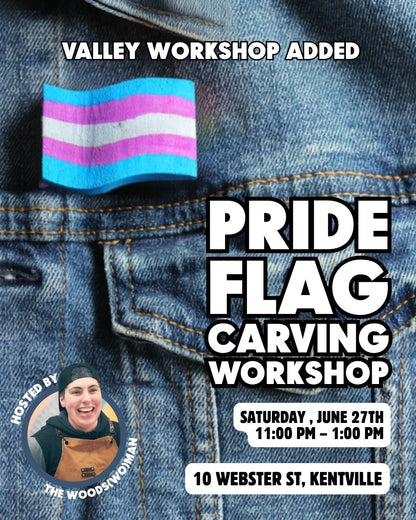 Pride Pin Carving Workshop (June 27th)