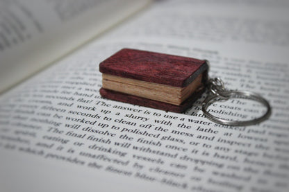 Mini Book Keychain
