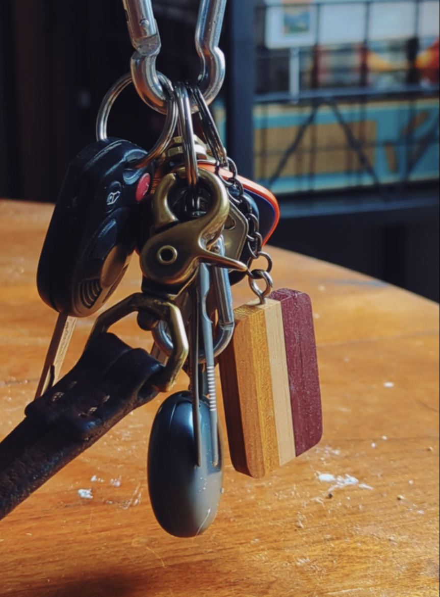 Lesbian Flag Keychain