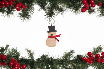 Snow Folk Wooden Ornament